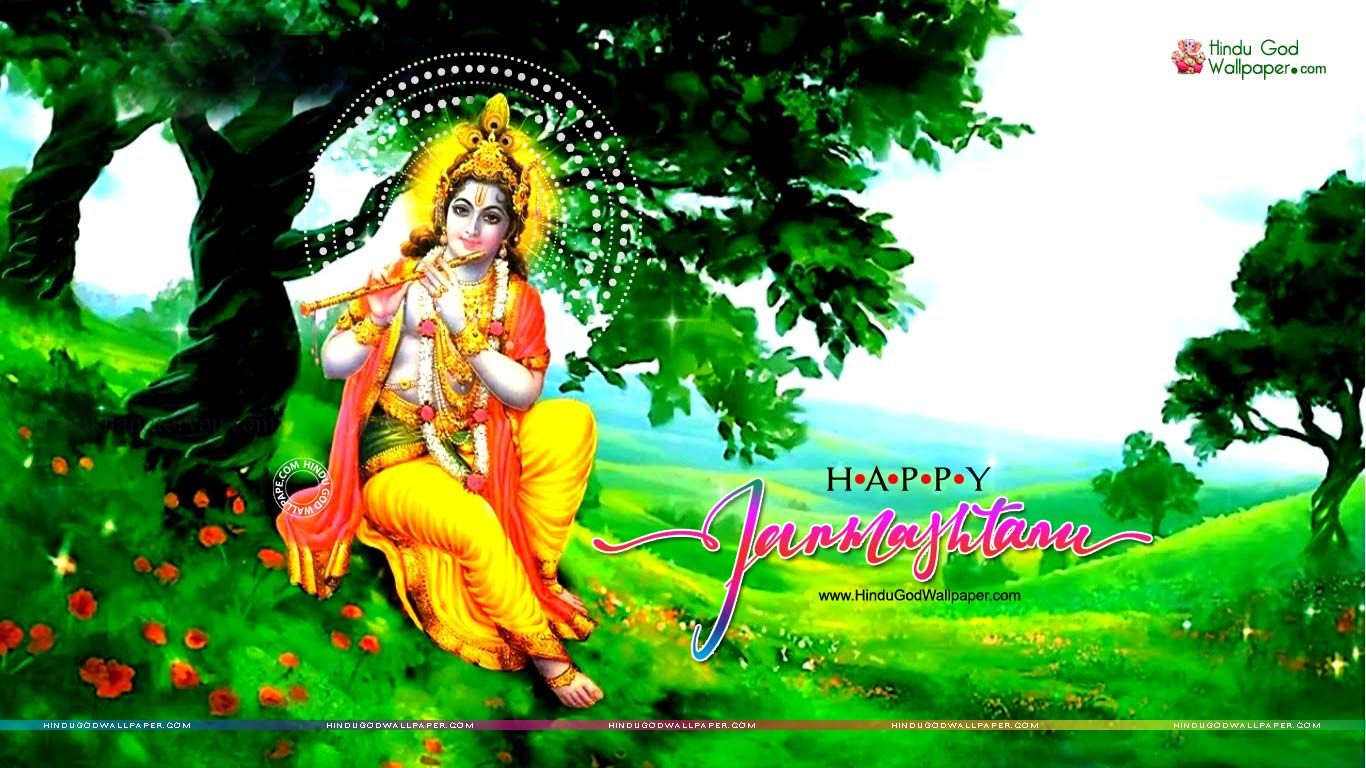 Shri Krishna Janmashtami Full HD Wallpaper