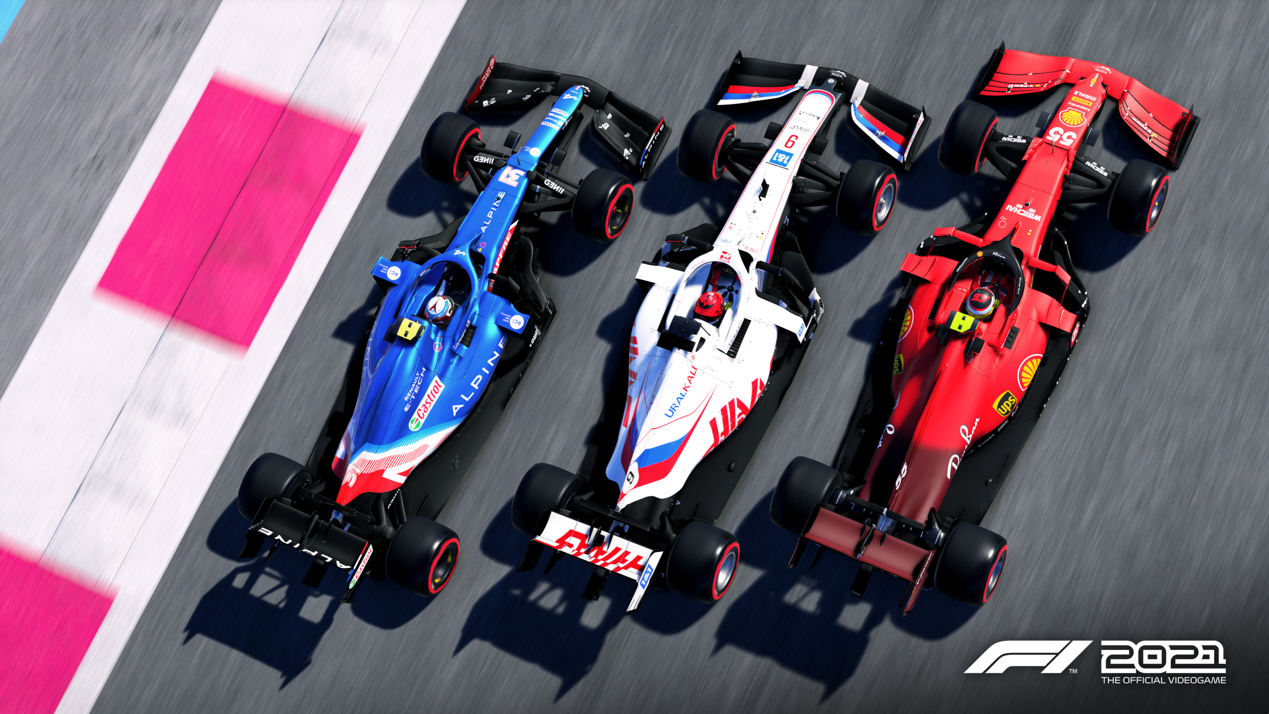 Blue White Red Formula One and Formula 2 Championships HD F1 2021 Wallpaper