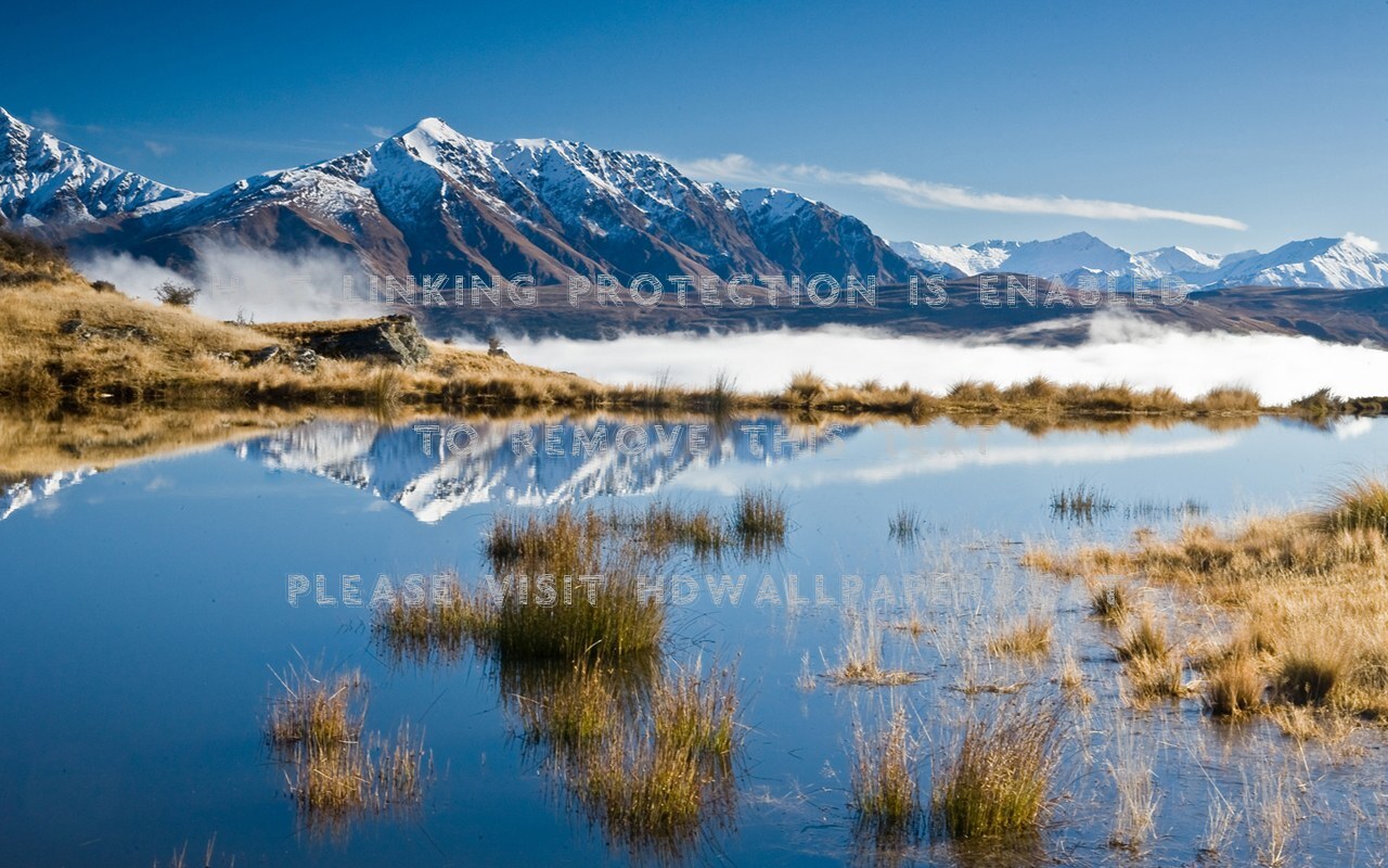lake in the clouds queenstown new zealand