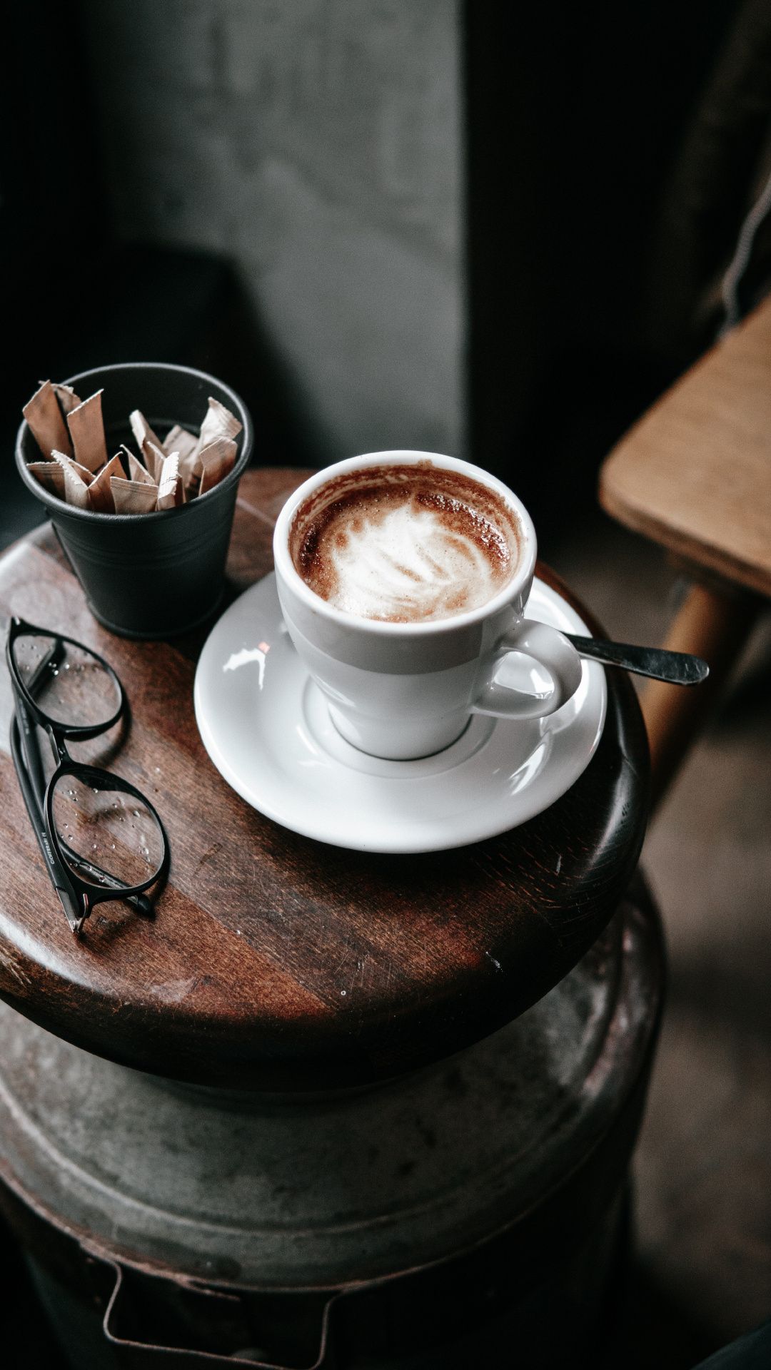 Wallpaper teacup, espresso, table, cortado, Coffee. Coffee picture, Coffee lover, Coffee addict