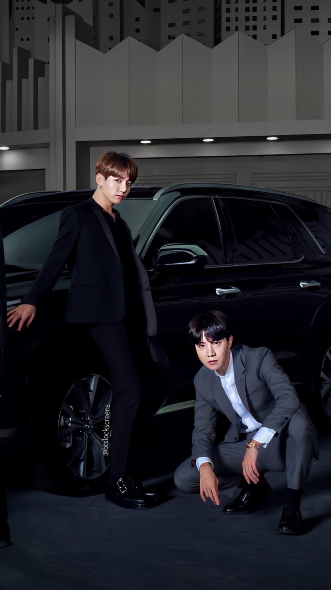 ᥫ᭡ X Hyundai HopeKook/ JungHope [J Hope/ Jung Hoseok/ Hobi, Jk/ Jeon Jungkook] Lockscreen/ Wallpaper
