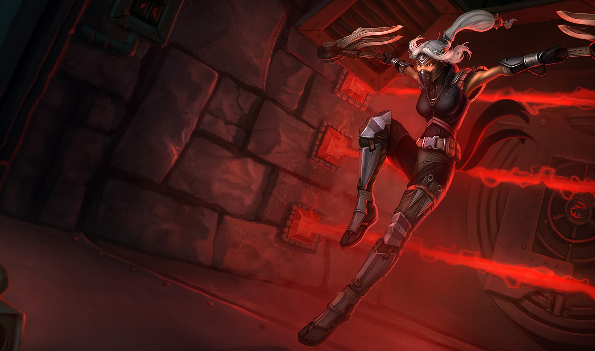 Silverfang Akali. Wallpaper & Fan Arts. League Of Legends