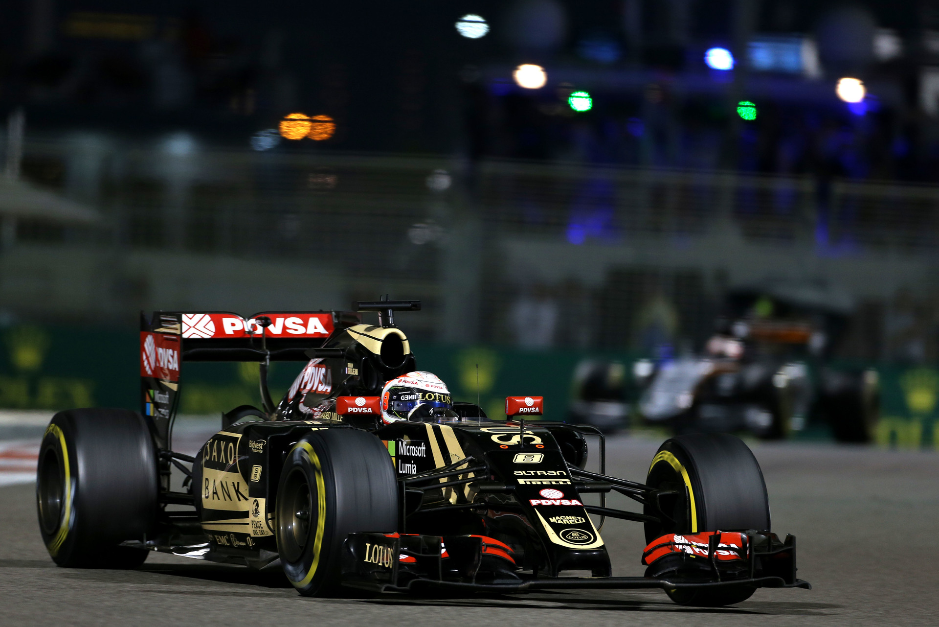 Romain Grosjean, Lotus F1 Team, E23 Hybrid. Marco's Formula 1 Page