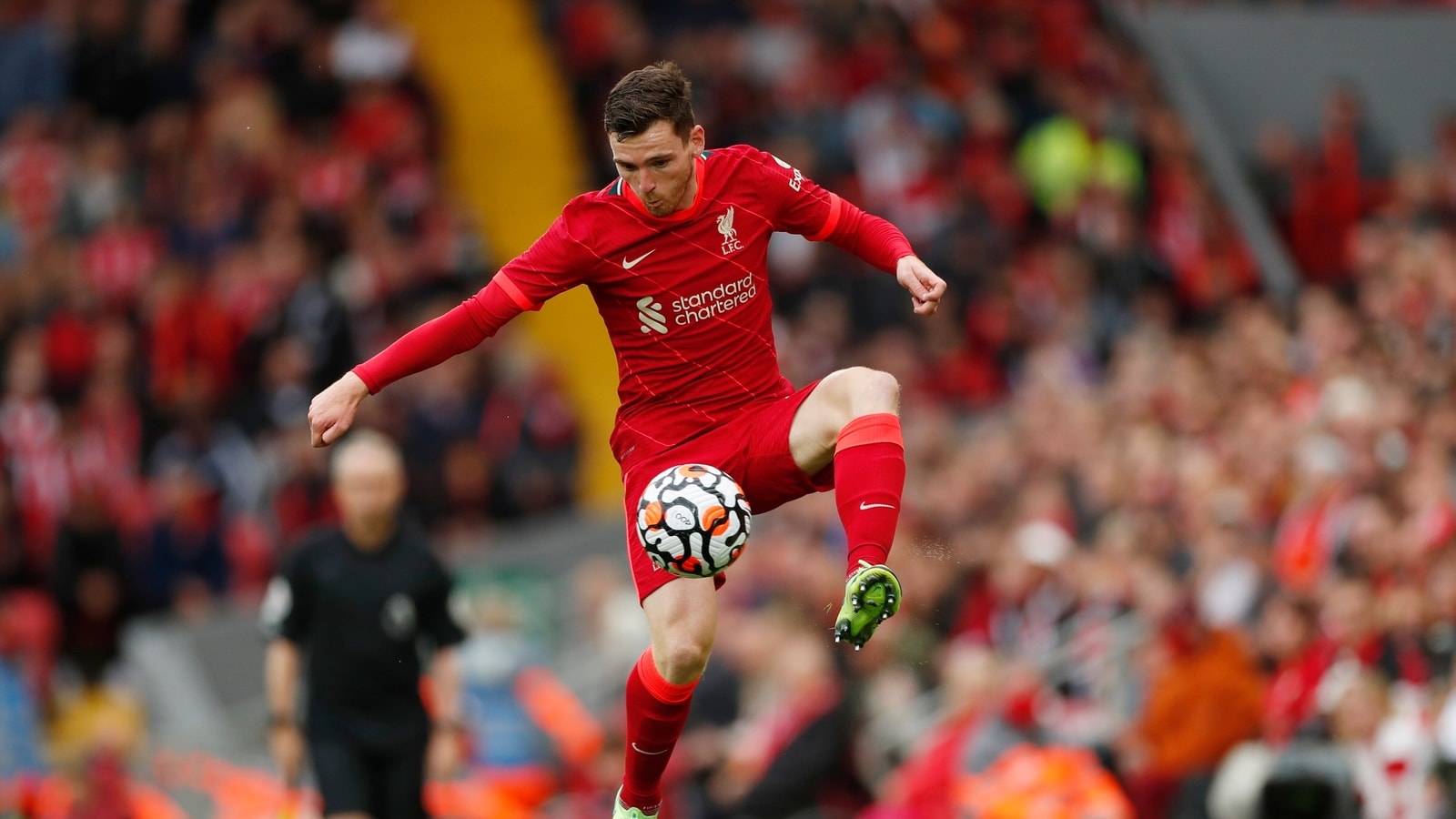 Liverpool defender Robertson out with ligament damage