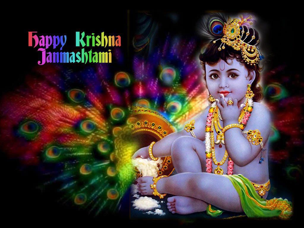 Krishna Janmashtami (Devanagari कृष्ण जन्माष्टमी kṛṣṇa janmāṣṭamī), also known as Krishnashtami, S. Happy janmashtami image, Happy janmashtami, Janmashtami wishes