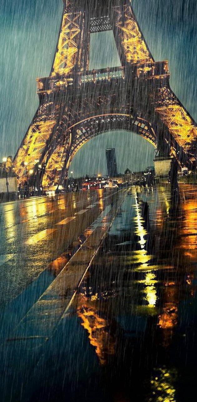 Rainy Day in Paris wallpaper