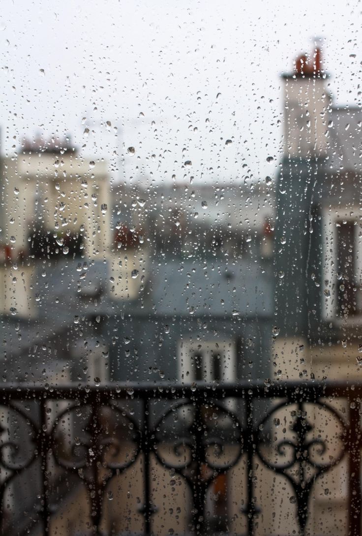 Paris Photography, Paris in the rain, Rainy Day in Paris, Neutral Decor, Grey, Paris Blue, Paris rooftops in the rain, Montmartre rooftops. Rainy wallpaper, Rain wallpaper, Paris photography