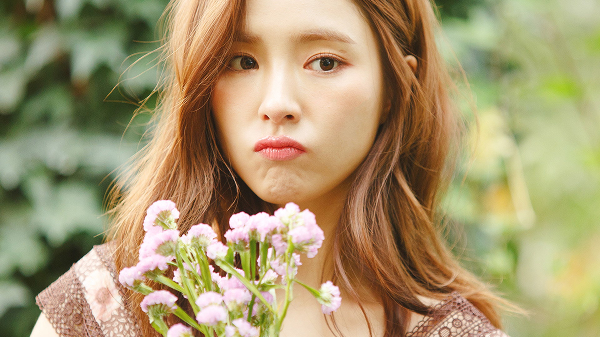 Kpop Girl Sekyung Korean Actress Film Flower Wallpaper