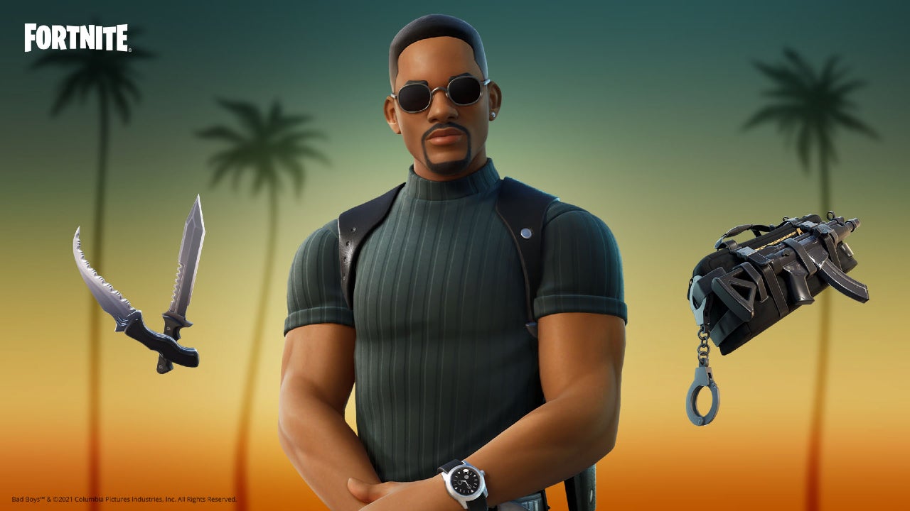 Fortnite Adds Will Smith's Mike Lowrey Character From Bad Boys