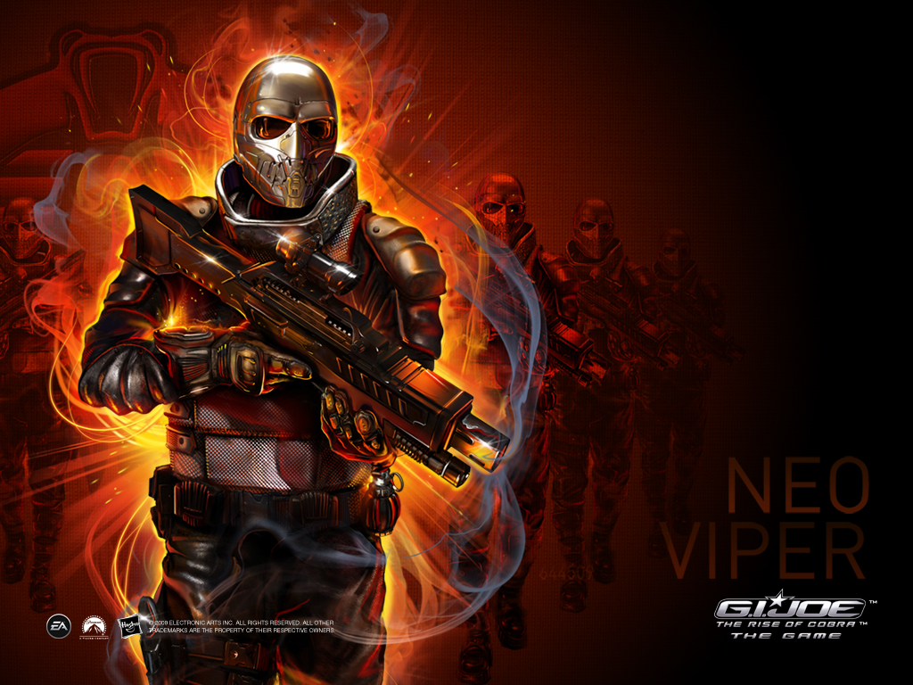 Gi Joe Rise Of Cobra Video Game Neo Viper Character Artwork
