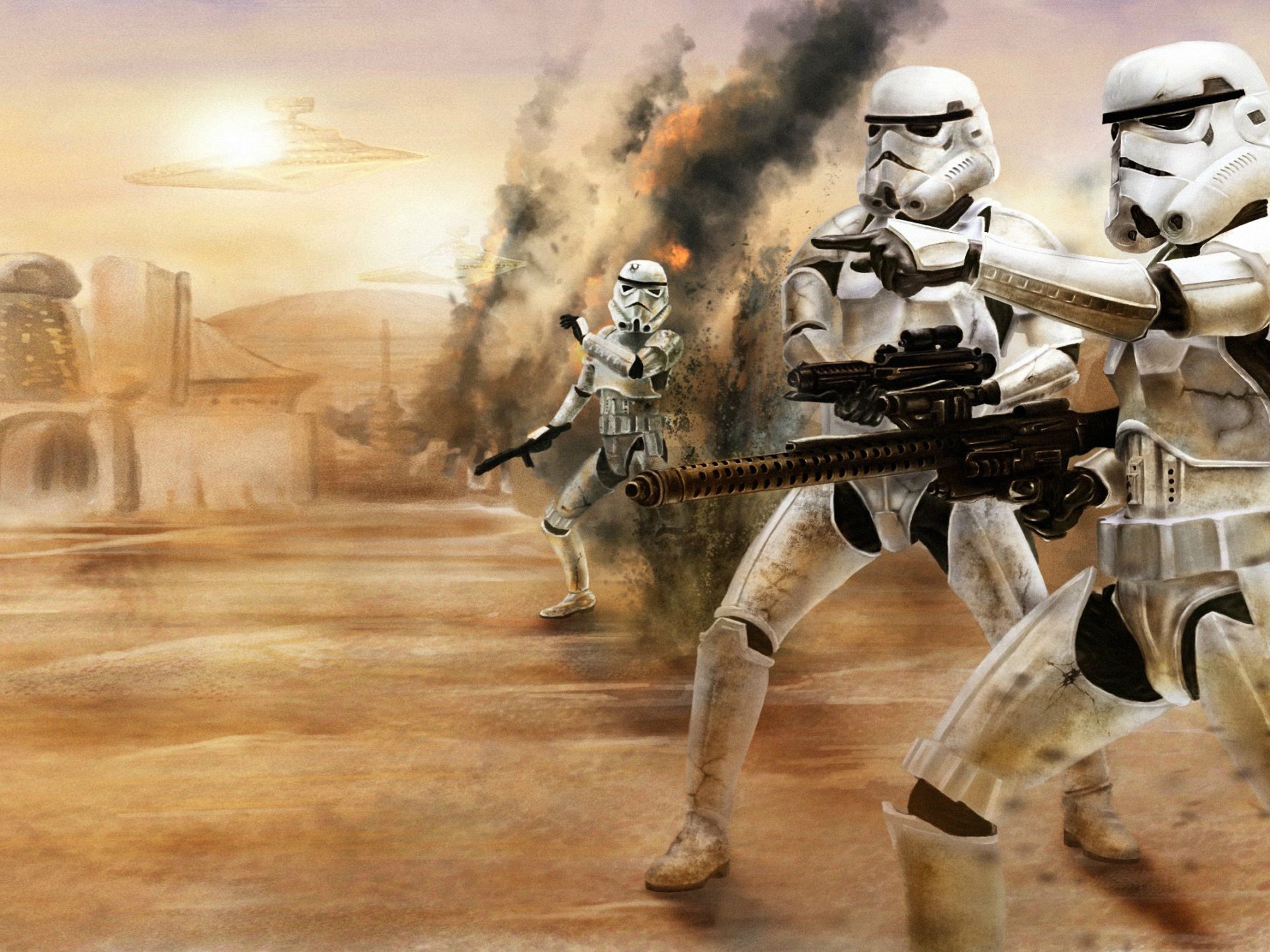Star Wars Stormtroopers Elite Soldiers Of The Royal Army Battlefield HD Wallpaper For Desktop, Wallpaper13.com