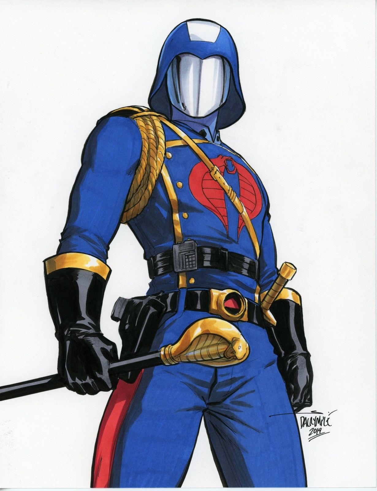 Cobra Commander by Scott Dalrymple. Cobra art, Cobra commander, 80s cartoons