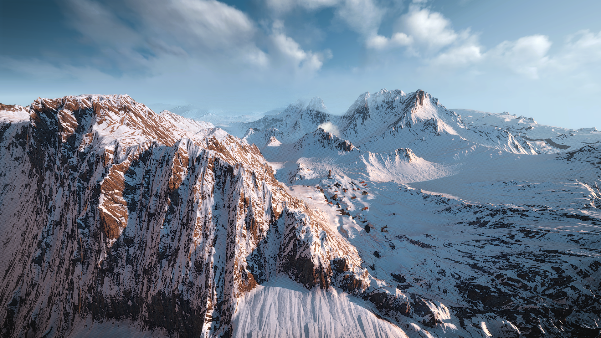 Nanda Devi Mountain range, India [1920x1080] [OC]: EarthPorn