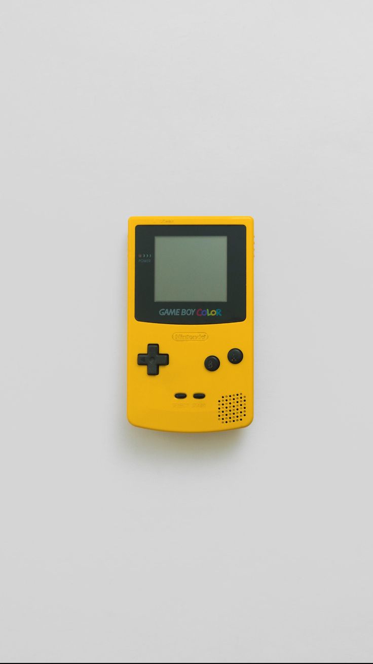 Yellow Gameboy Color Minimal. Gameboy, Wallpaper diy crafts, 4k phone wallpaper