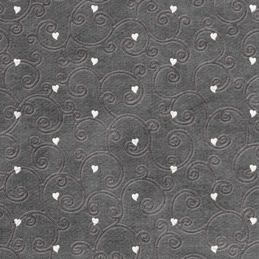 Hearts Pinstripes Tissue Gray Background iPad Wallpaper Free Download