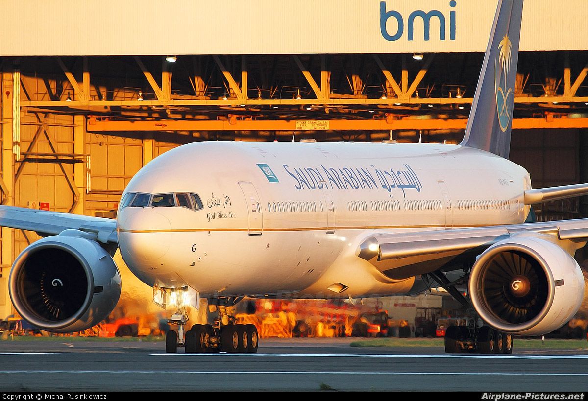 Saudi Arabian Airlines HZ AKG Aircraft 777 200ER At London Photo. Airlines, Boeing 777, Boeing