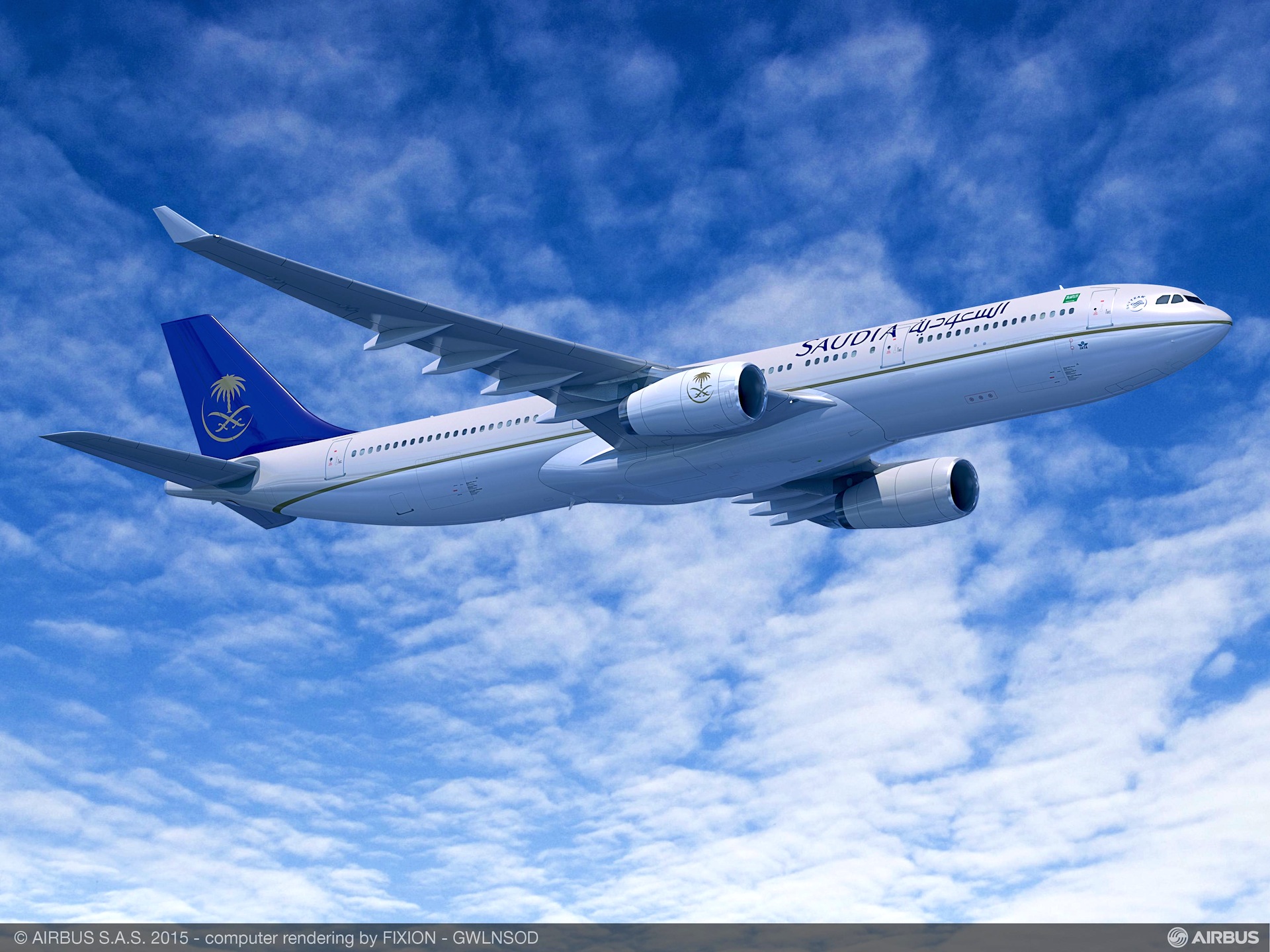Saudi Arabian Is Launch Customer For Airbus A330 300 Regional