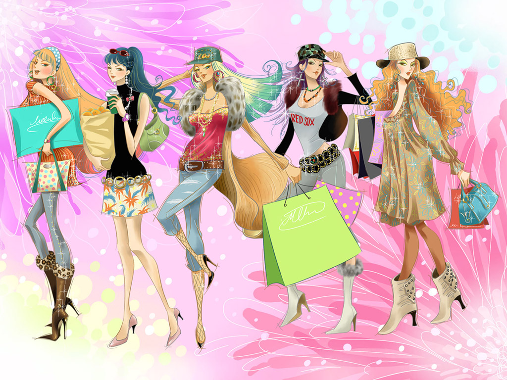 Cute Girly Fashion Wallpaper for Desktop Live Wallpaper HD