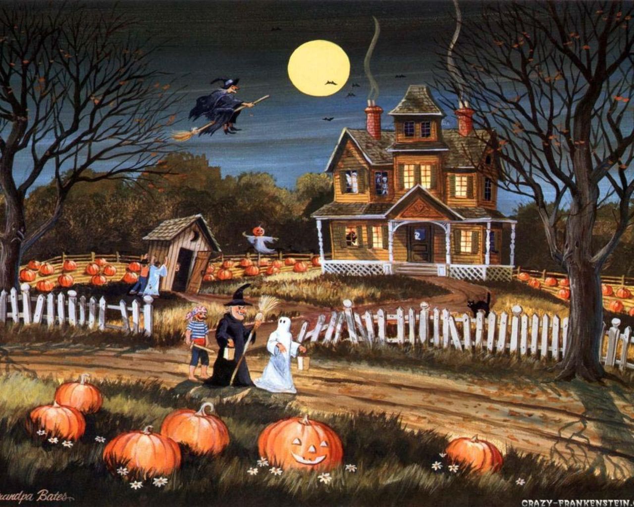 Halloween Wallpaper: Trick Or Treat. Halloween Background, Halloween Image, Halloween Desktop Wallpaper