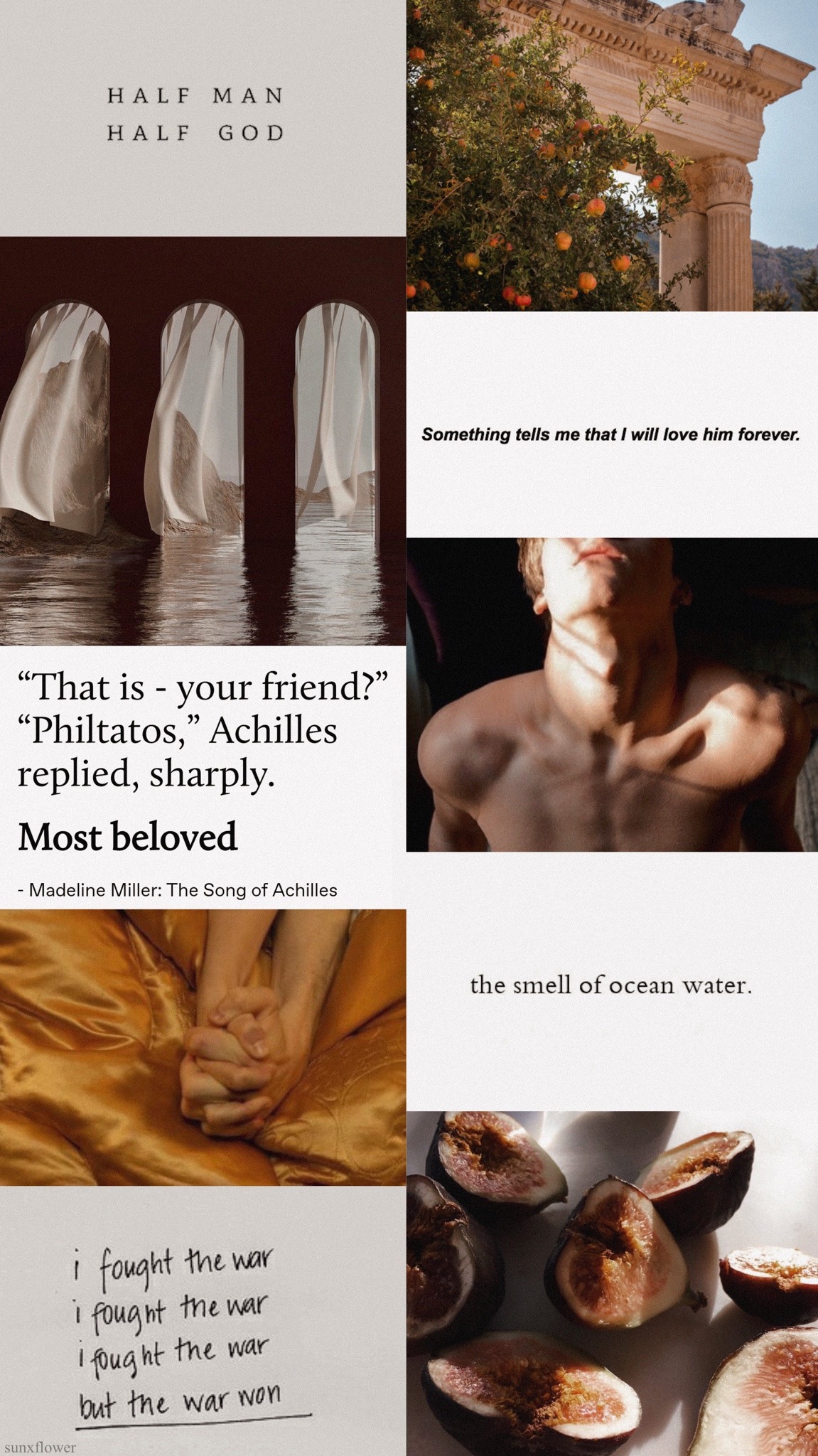 the song of achilles lockscreen