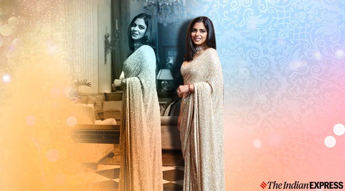 Isha Ambani is the latest to don the sequin sari; see pics. Lifestyle News, The Indian Express