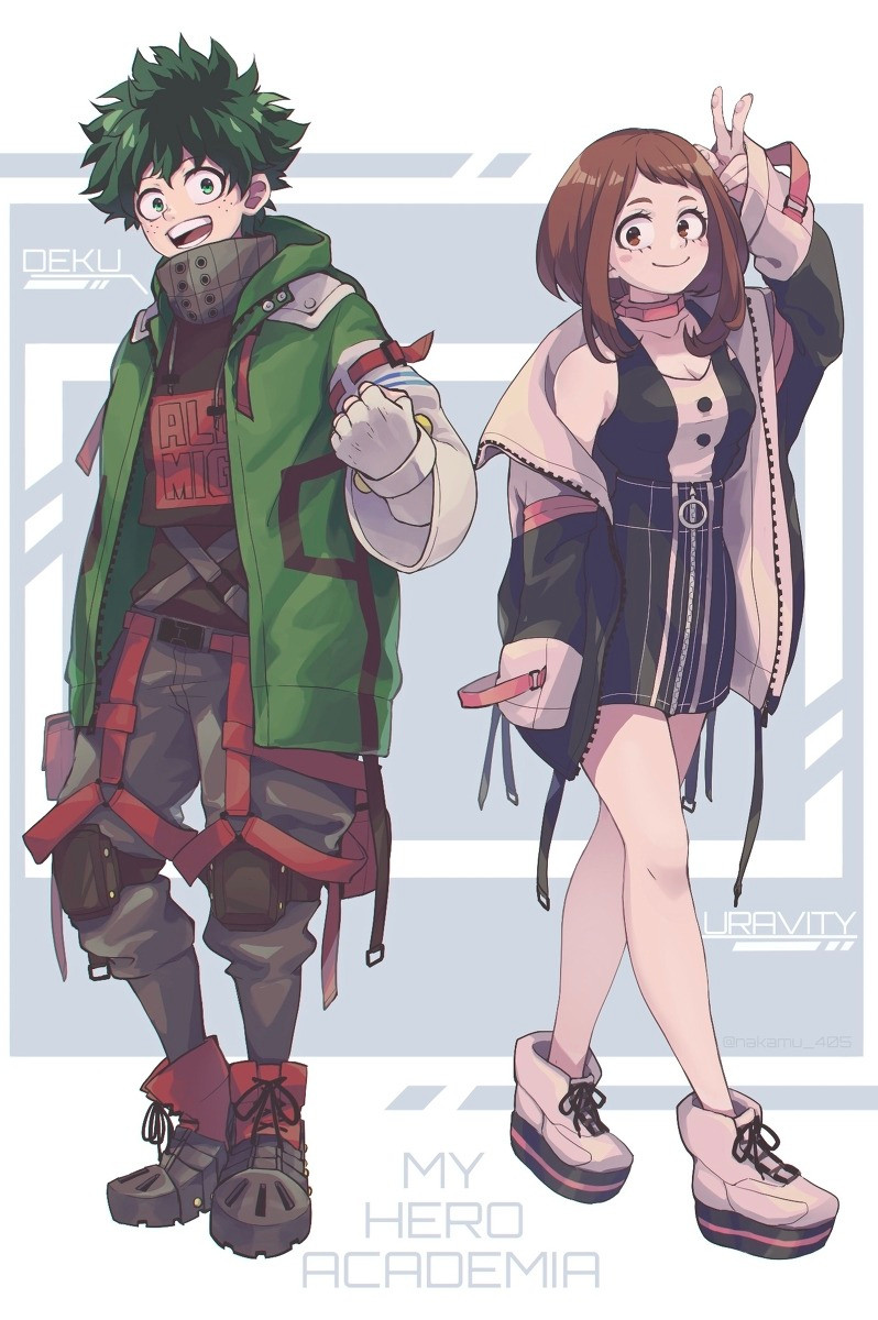 Deku And Ochaco Wallpapers.