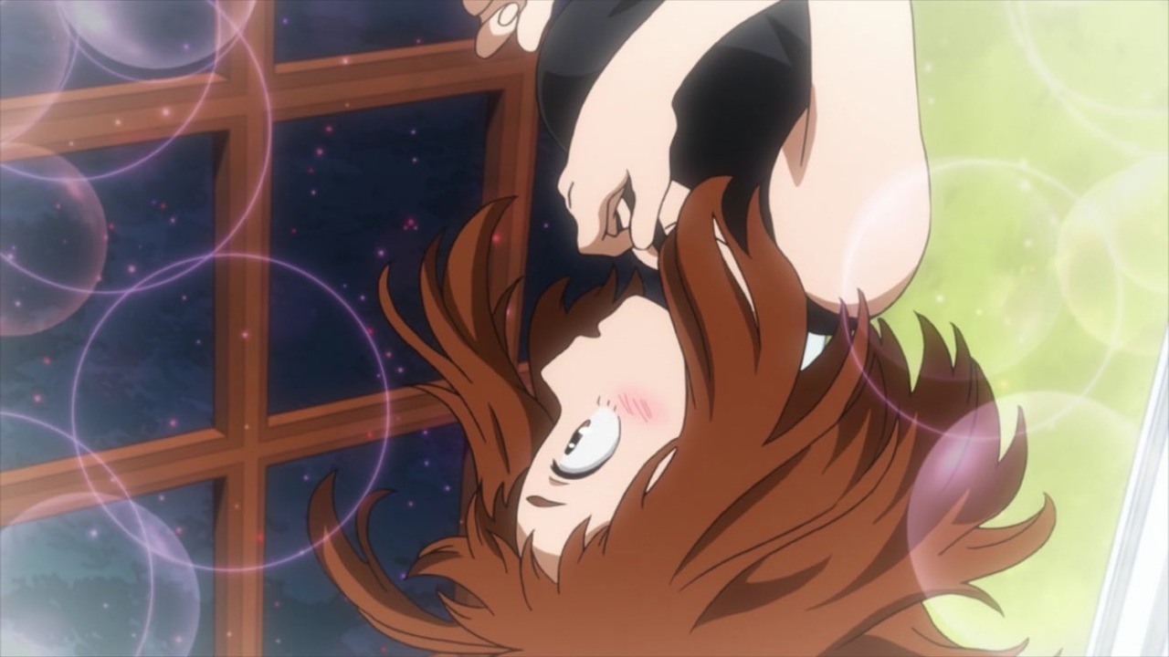 Ochaco spots Deku. My Hero Academia