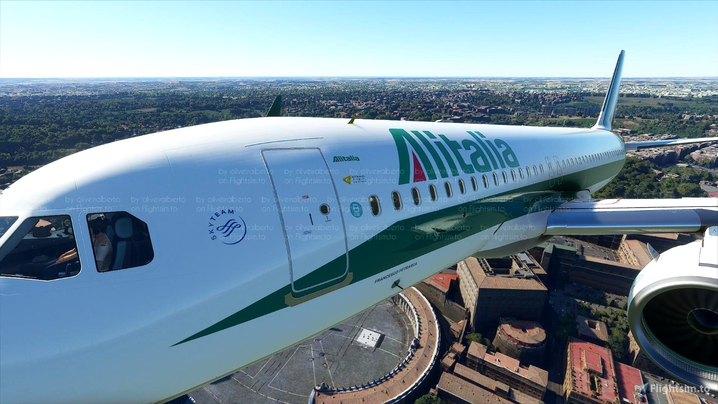 Alitalia 8K Microsoft Flight Simulator