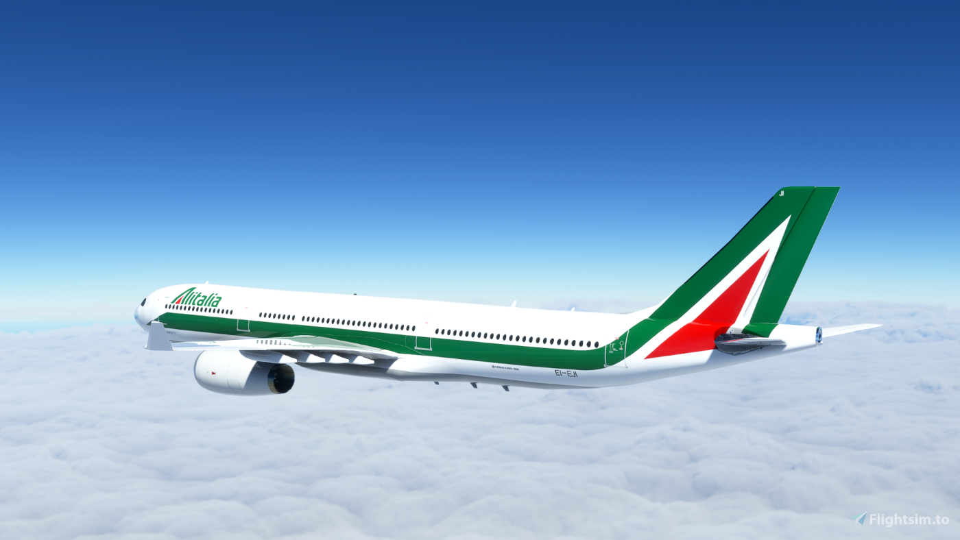 Alitalia Old Livery A330 Microsoft Flight Simulator
