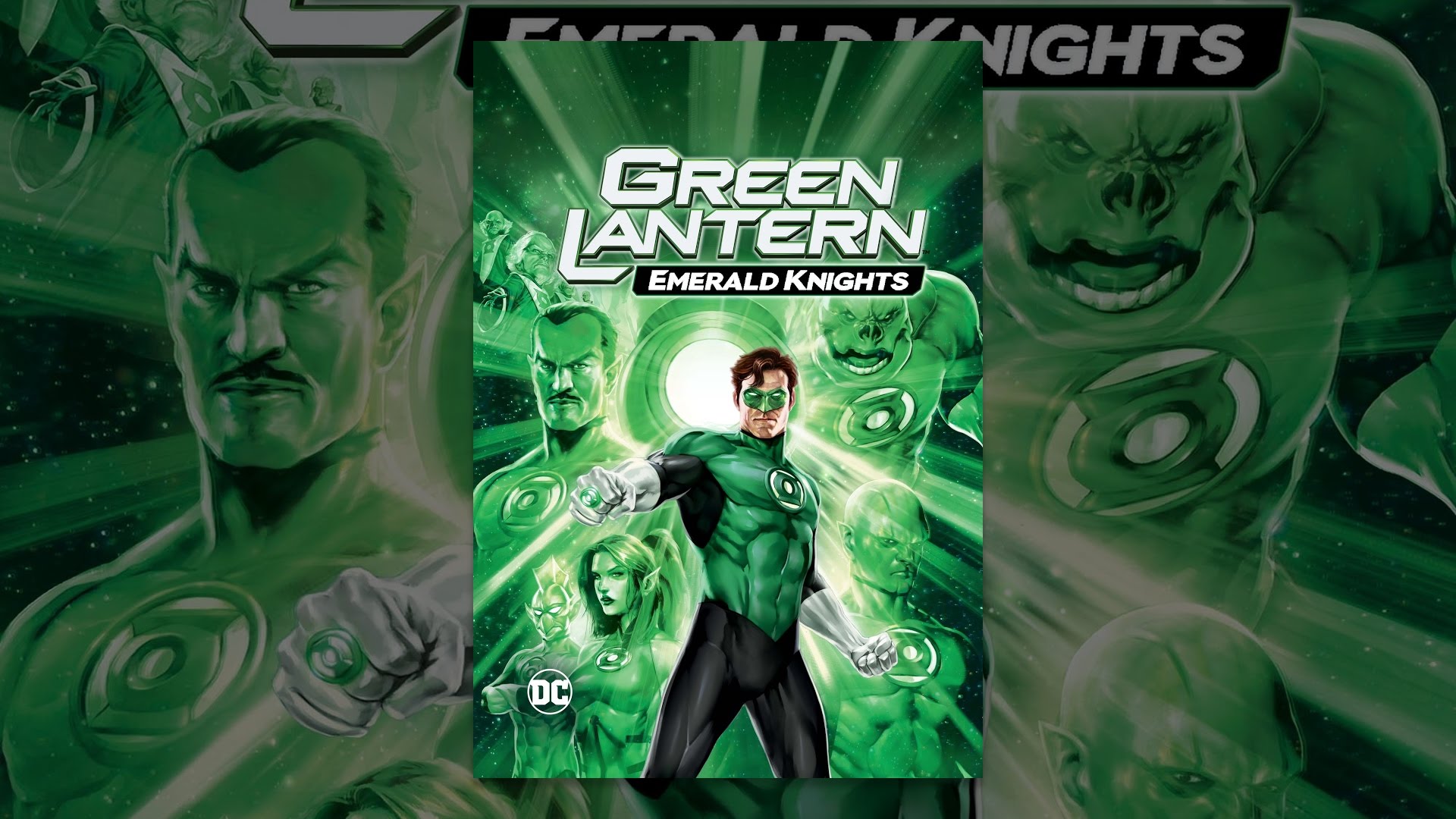 green lantern emerald knights movie poster