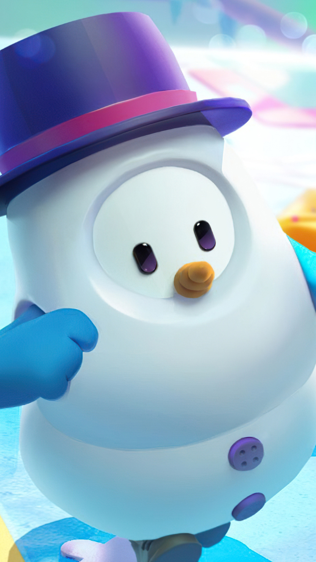 Fall Guys Season 3 Winter Knockout 4k iPhone 7, 6s, 6 Plus, Pixel xl , One Plus 3, 3t, 5 HD 4k Wallpaper, Image, Background, Photo and Picture