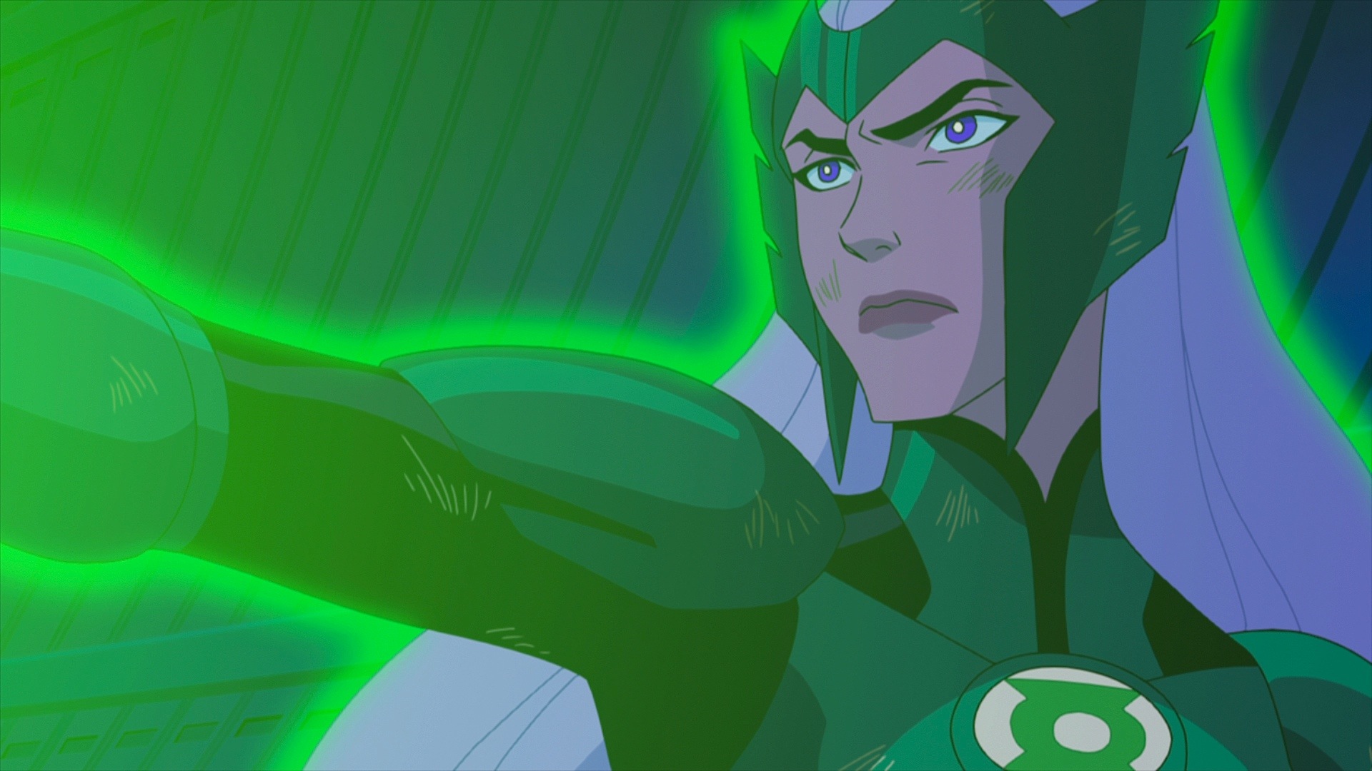 Lauren, director, montgomery, animated, background, flight, first, glbood, green, lantern, boodikka