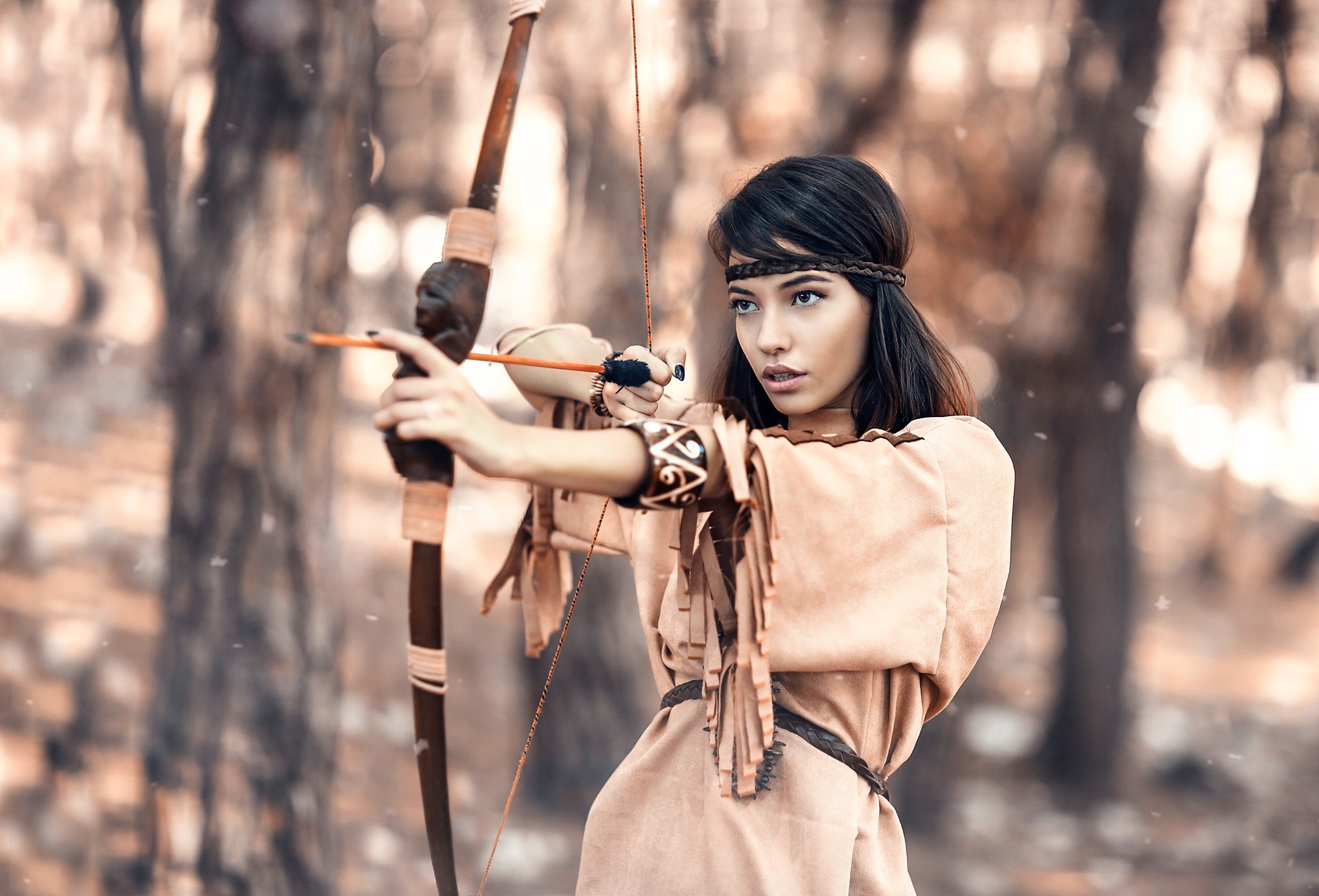 #archery, #women, #archer, #bow, #arrows, #Arrow, wallpaper. Mocah HD Wallpaper