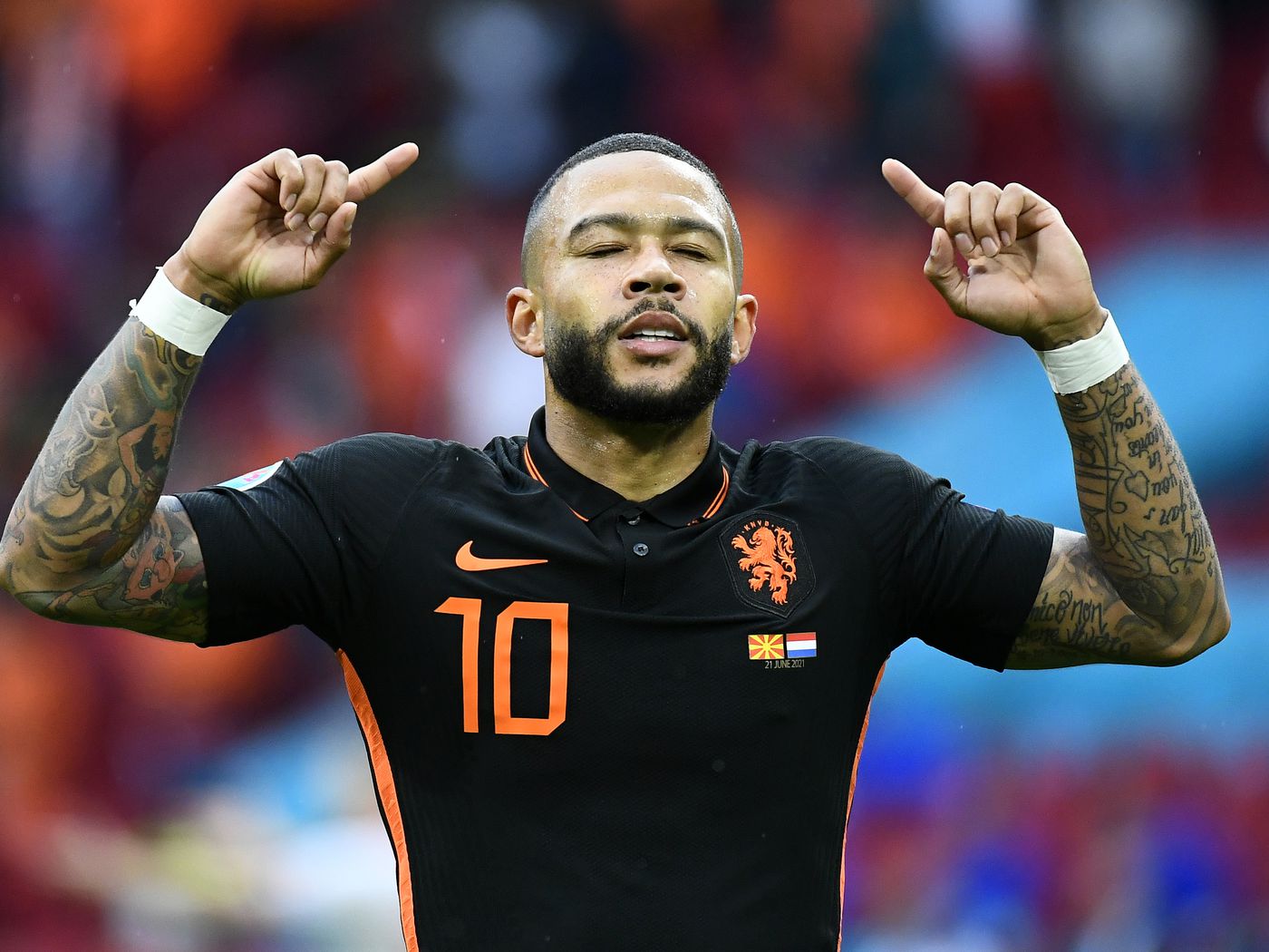 Memphis Depay on target in comfortable Netherlands win at Euro 2020