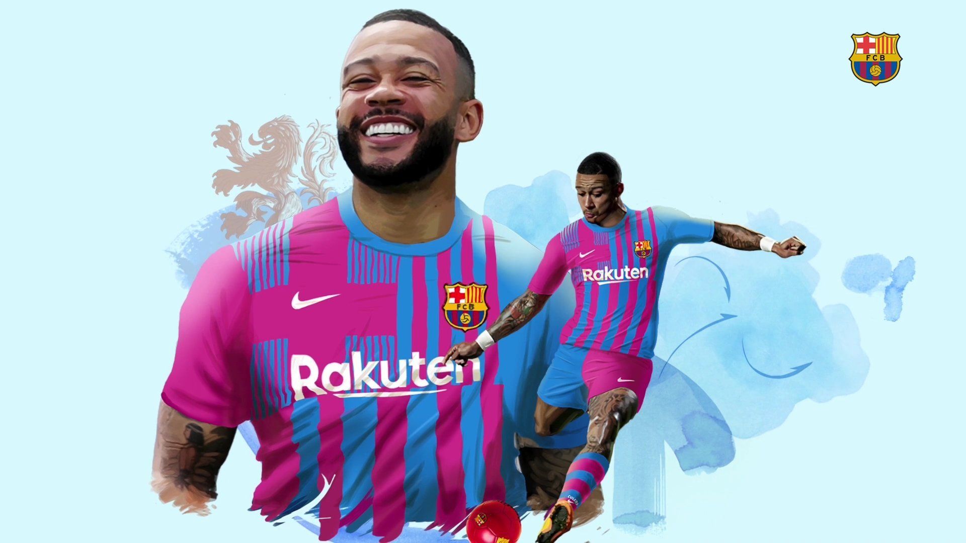 Mercato: Memphis Depay signs for Barça (Official)