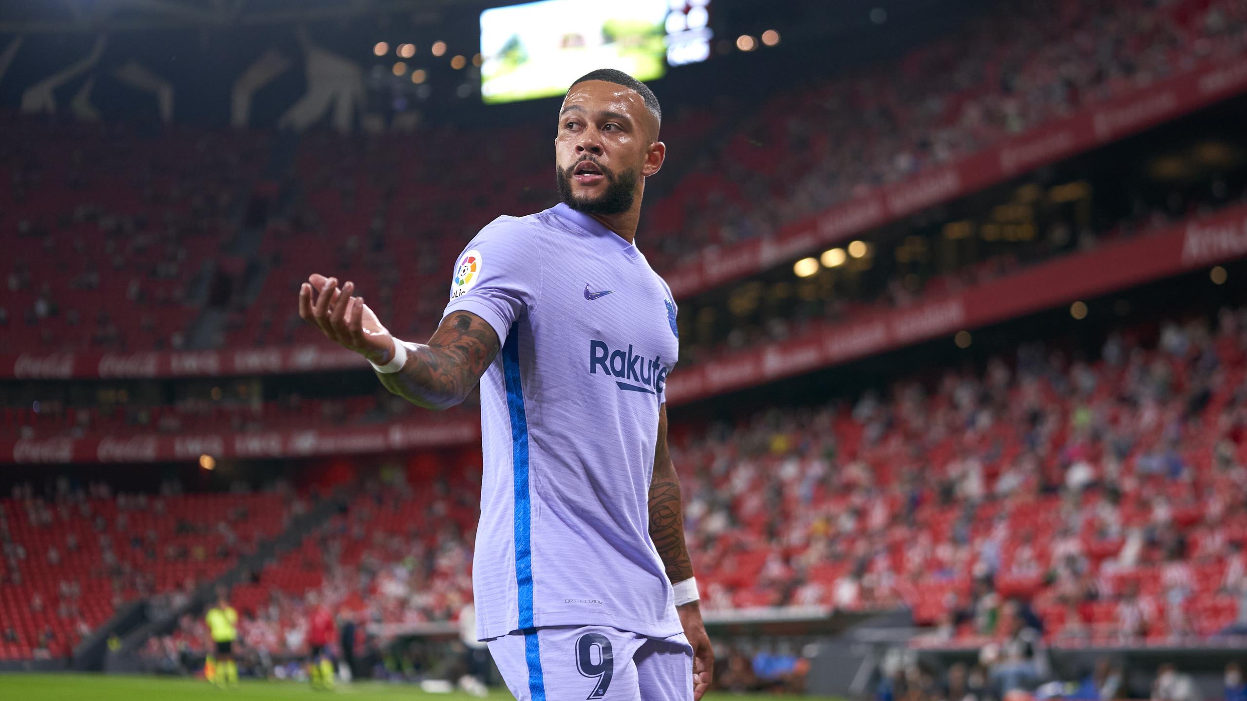 Memphis Depay hits first Barca goal to salvage point against Athletic Club
