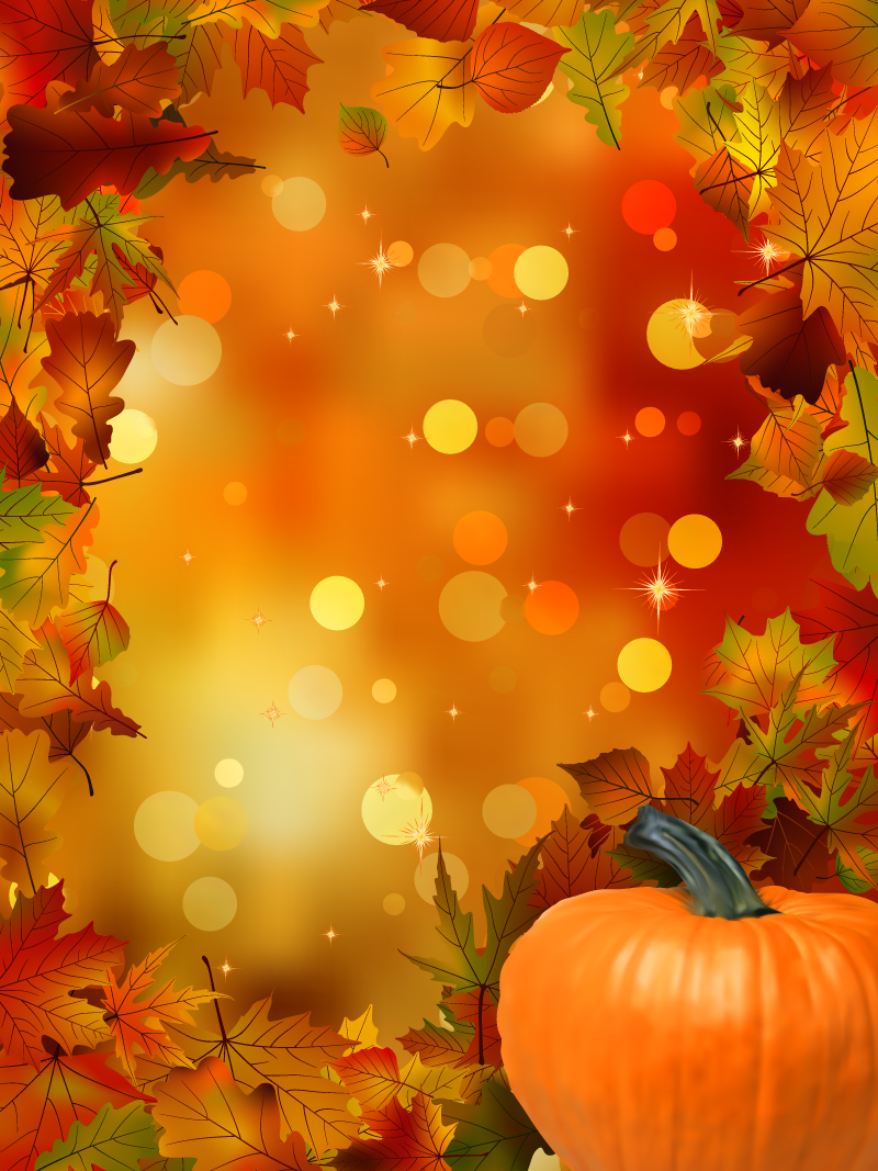 Free Fall Wallpaper with Pumpkins