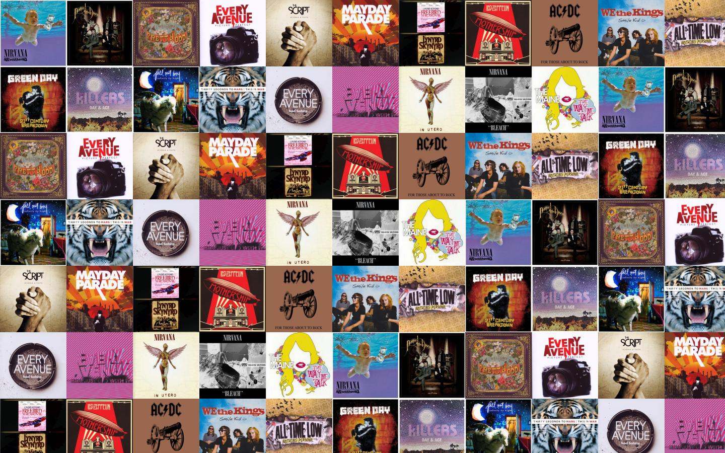 Nirvana Nevermind Panic At Disco Vices Virtues Pretty Wallpaper « Tiled Desktop Wallpaper