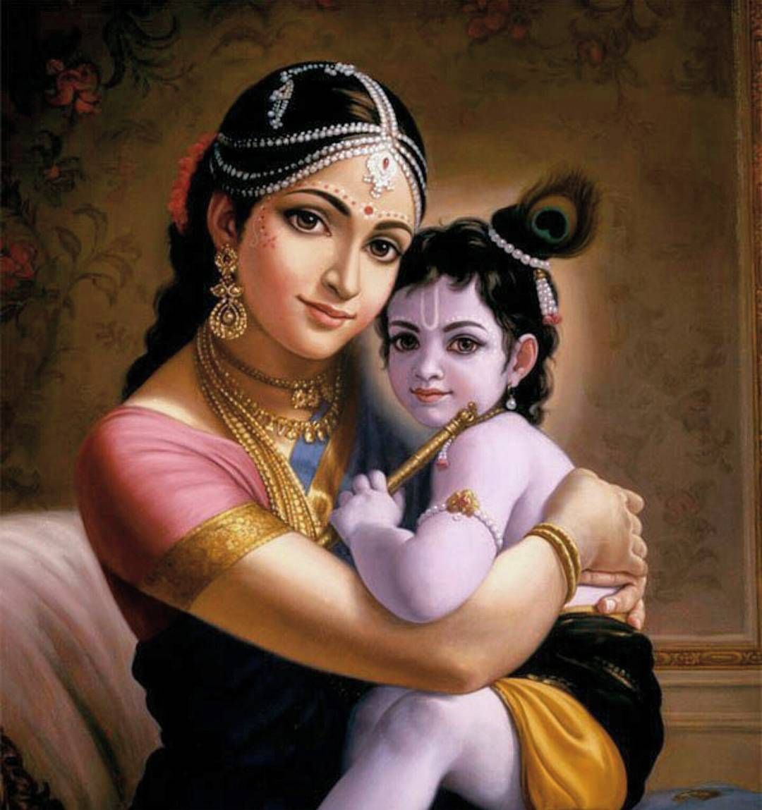 Yashoda Maiya& Baby Krishna ideas. baby krishna, krishna, bal krishna