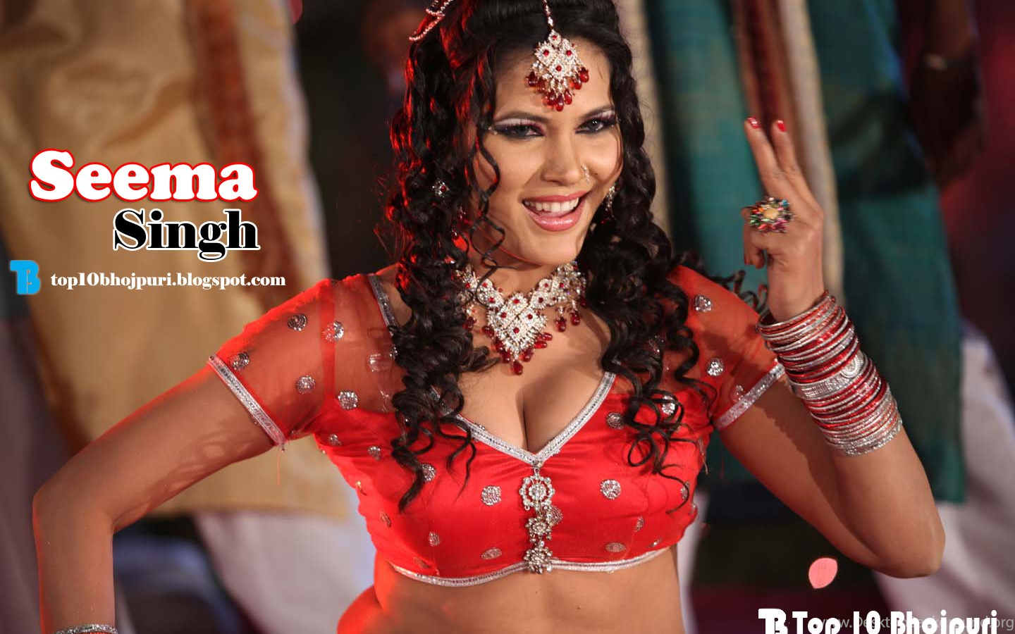 Seema Singh HD Wallpaper: Latest Bhojpuri Item Girl Seema Singh. Desktop Background