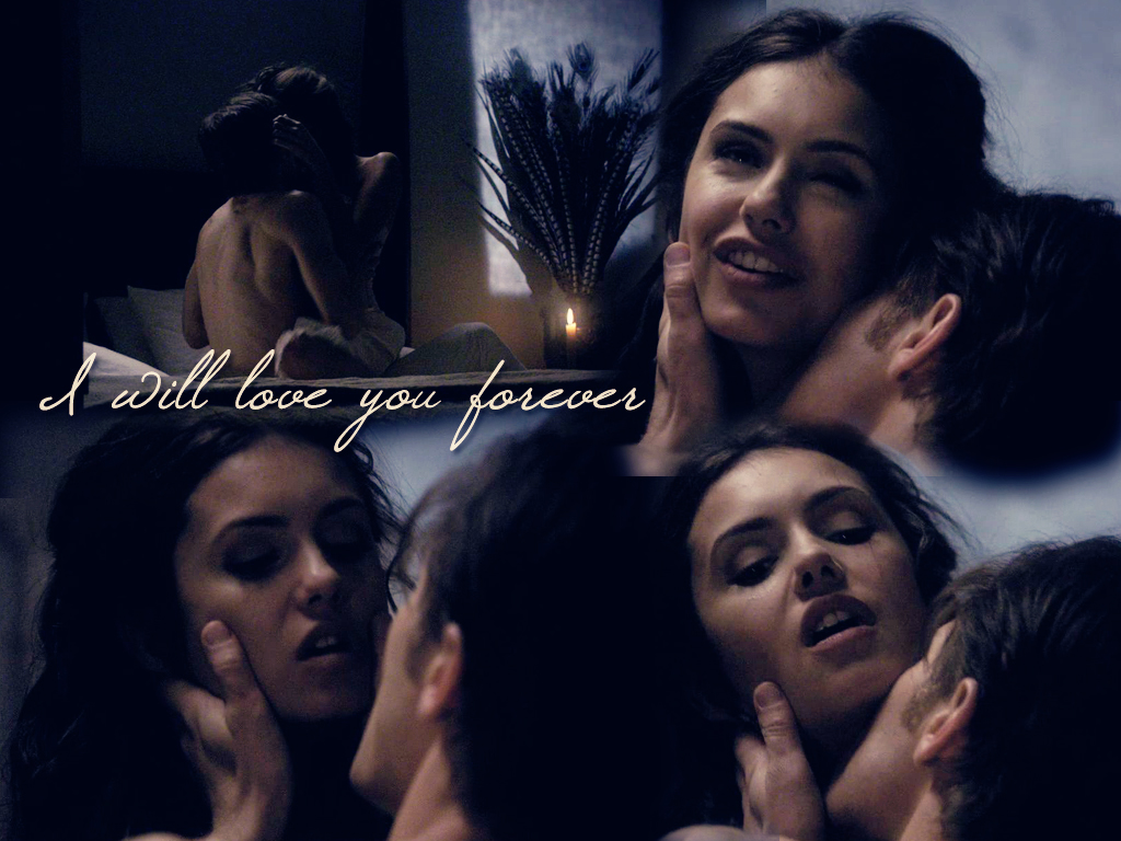 Stefan Salvatore and Katherine Pierce and Stefan Fan Art