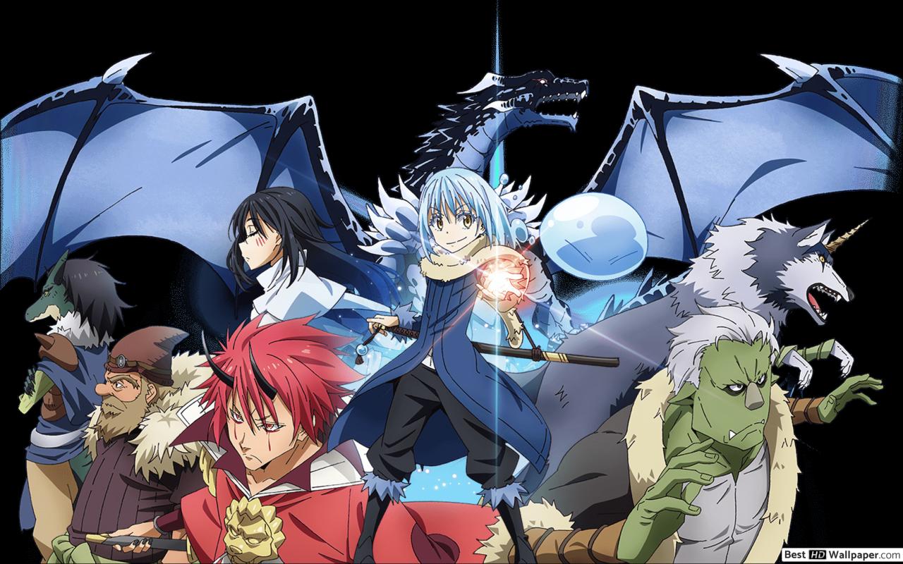 That Time I Got Reincarnated As A Slime, Rimuru Tempest, Verudora Tempest, Benimaru, Kaijin, Riguldo, Ranga, Shizue Izawa HD wallpaper download