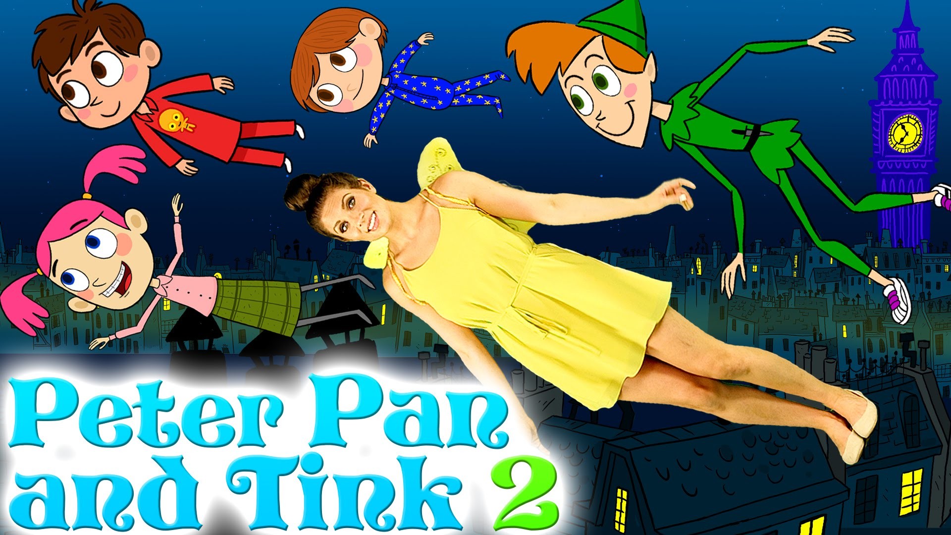 Tinkerbell and Peter Pan