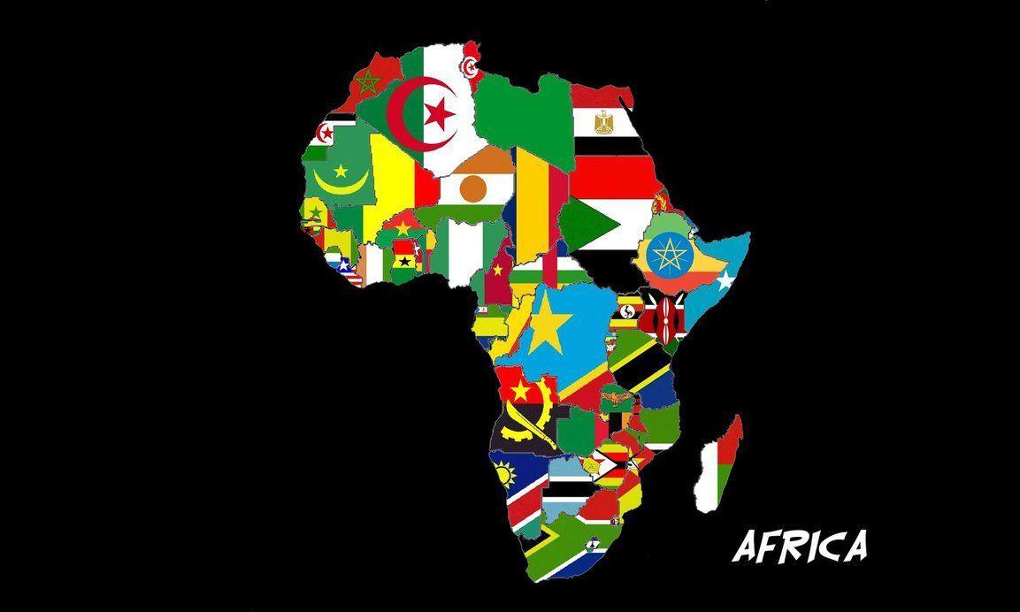 Africa Map Wallpaper Free Africa Map Background