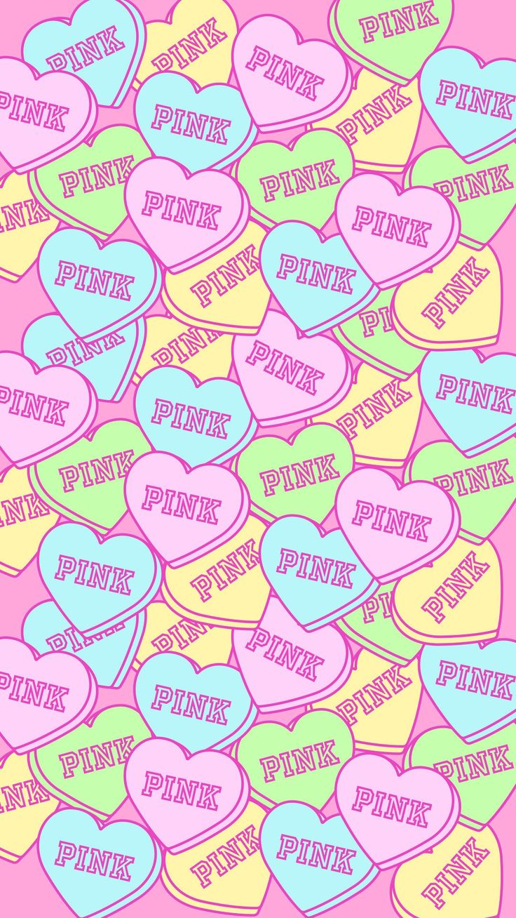 Candy hearts #pinknation iPhone X Wallpaper 20758848268317629 X Wallpaper HD