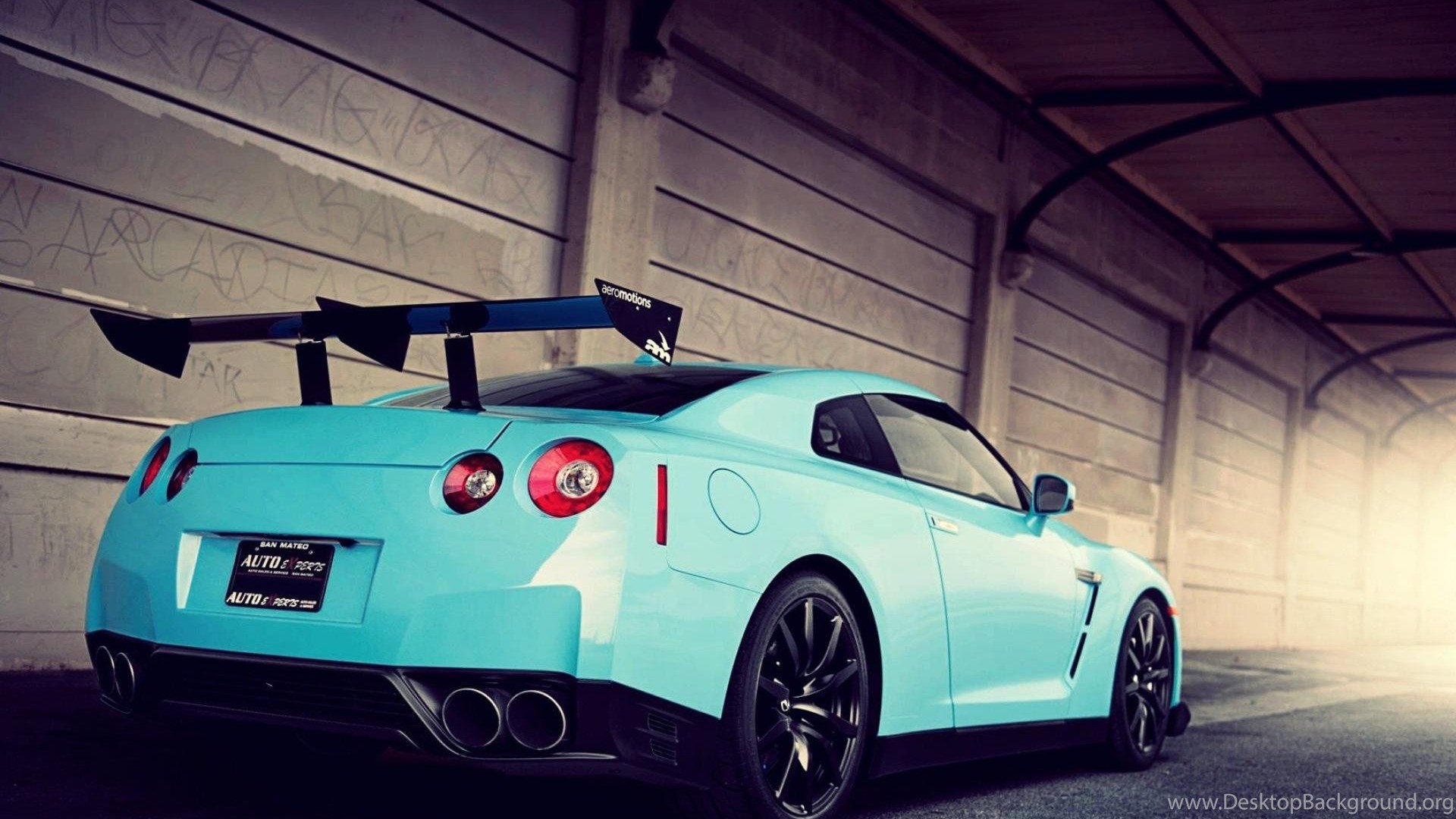 Blue Nissan Gtr Wallpaper Image Desktop Background