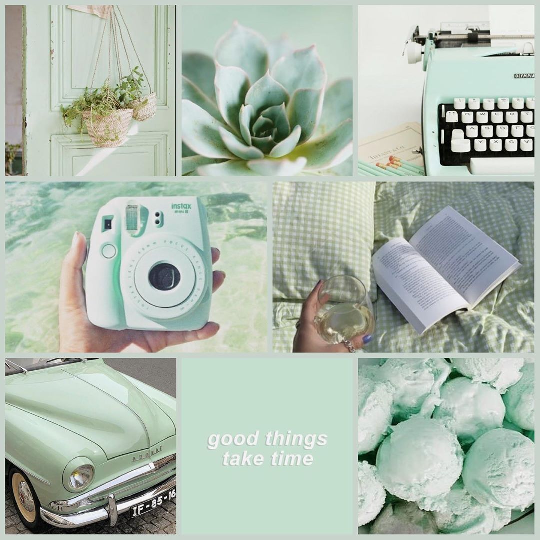 Aesthetics and Quotes on Instagram: “Another light green aesthetic”. Green aesthetic tumblr, Aesthetic light, Pretty wallpaper background