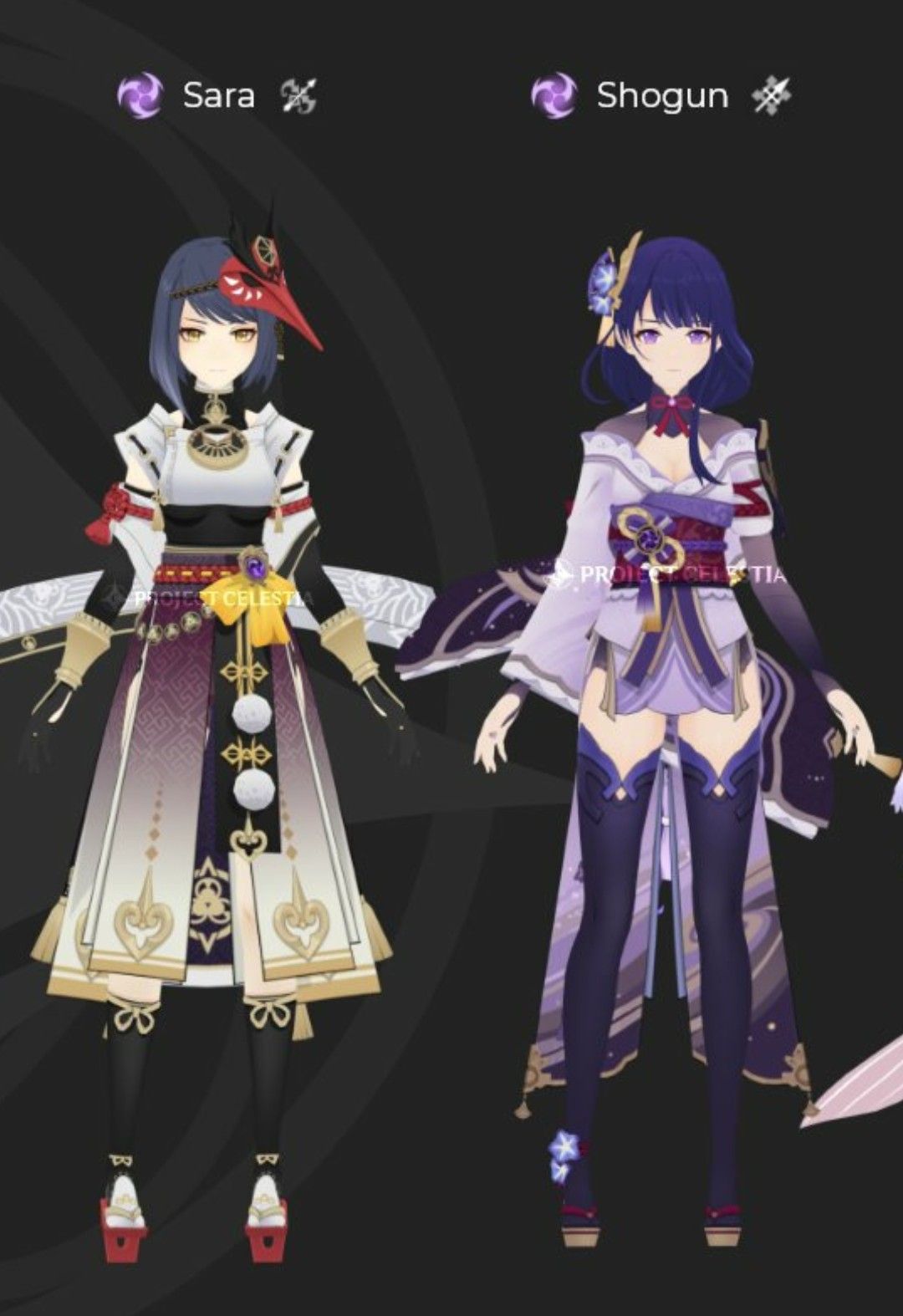 Genshin Impact I Sara & Baal. Anime life, Character art, Anime