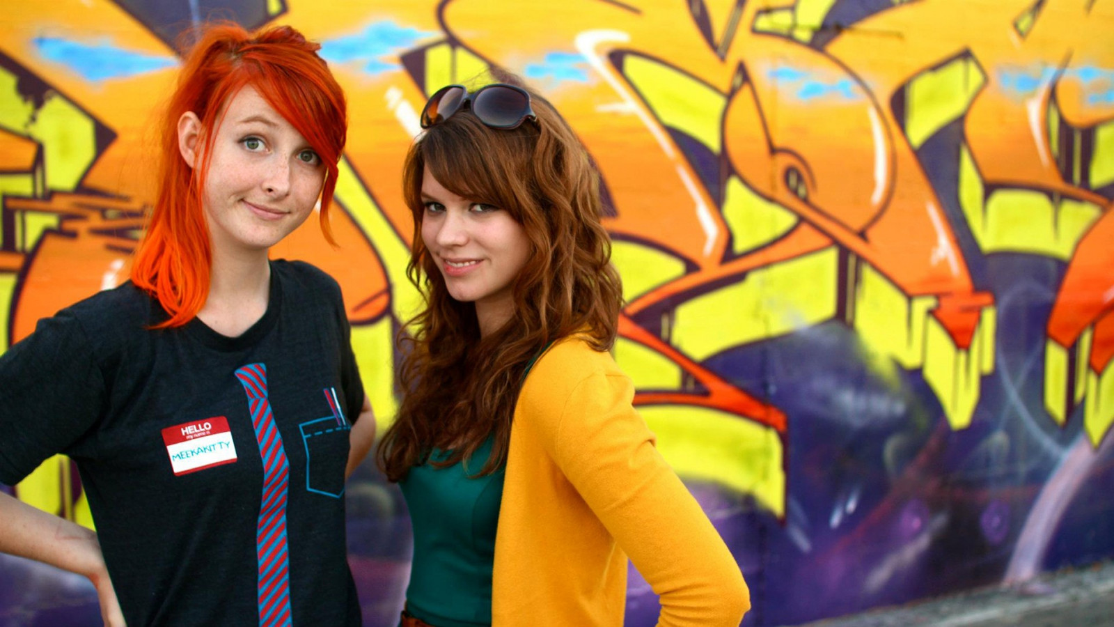 Wallpaper, anime, clothing, meekakitty, Tessa Violet, color, costume 1920x1080