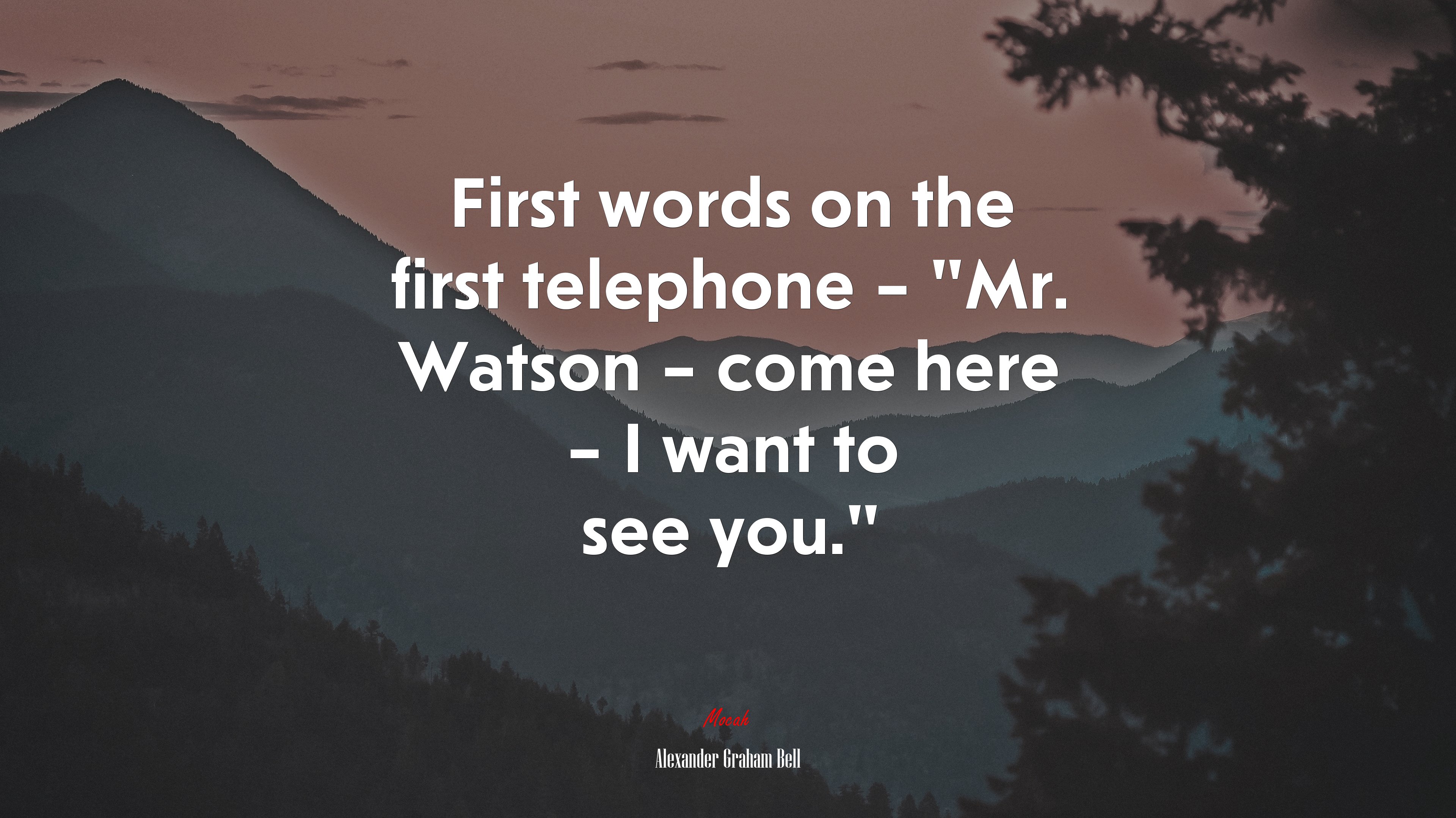 Alexander Graham Bell quote HD wallpaper, Background